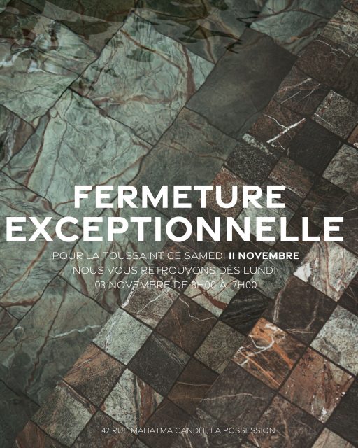 Fermeture exceptionnelle ce samedi 11 Novembre. 🖤

#MaCaZin #iledelareunion