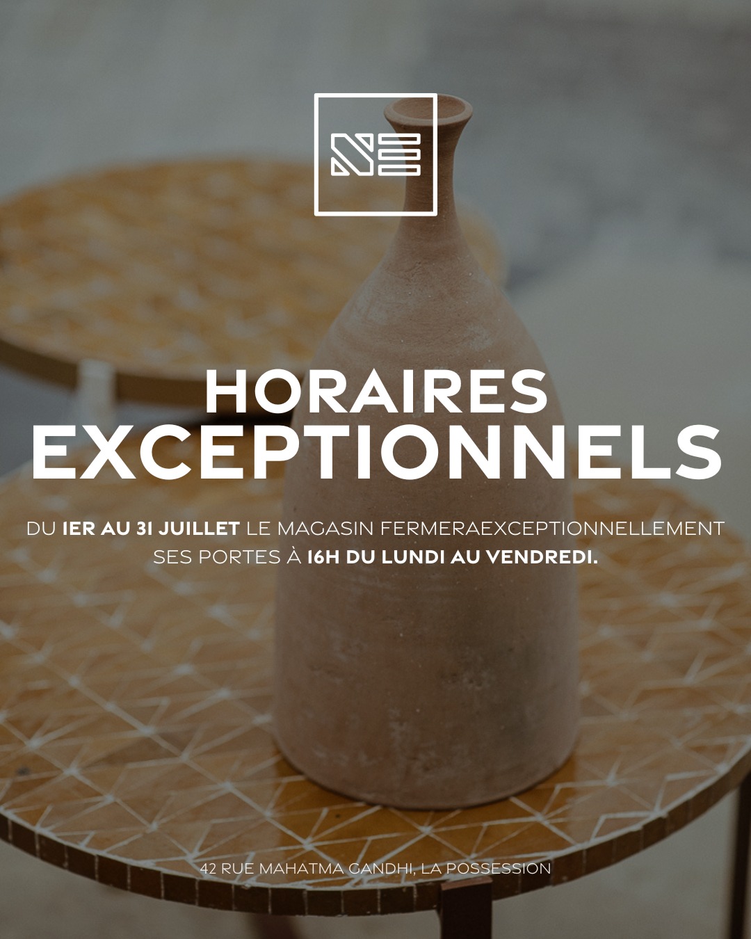 Du 1er au 31 juillet, le magasin fermera exceptionnellement ses portes à 16h00 du lundi au vendredi.
Nous restons joignables par email et par téléphone :
📩 contact@nature-energy.re
☎️ 0262 41 08 42 - 0693 11 14 74